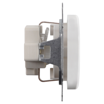 Busch-Jaeger Reflex SI Enkel Geaard Stopcontact  Wit