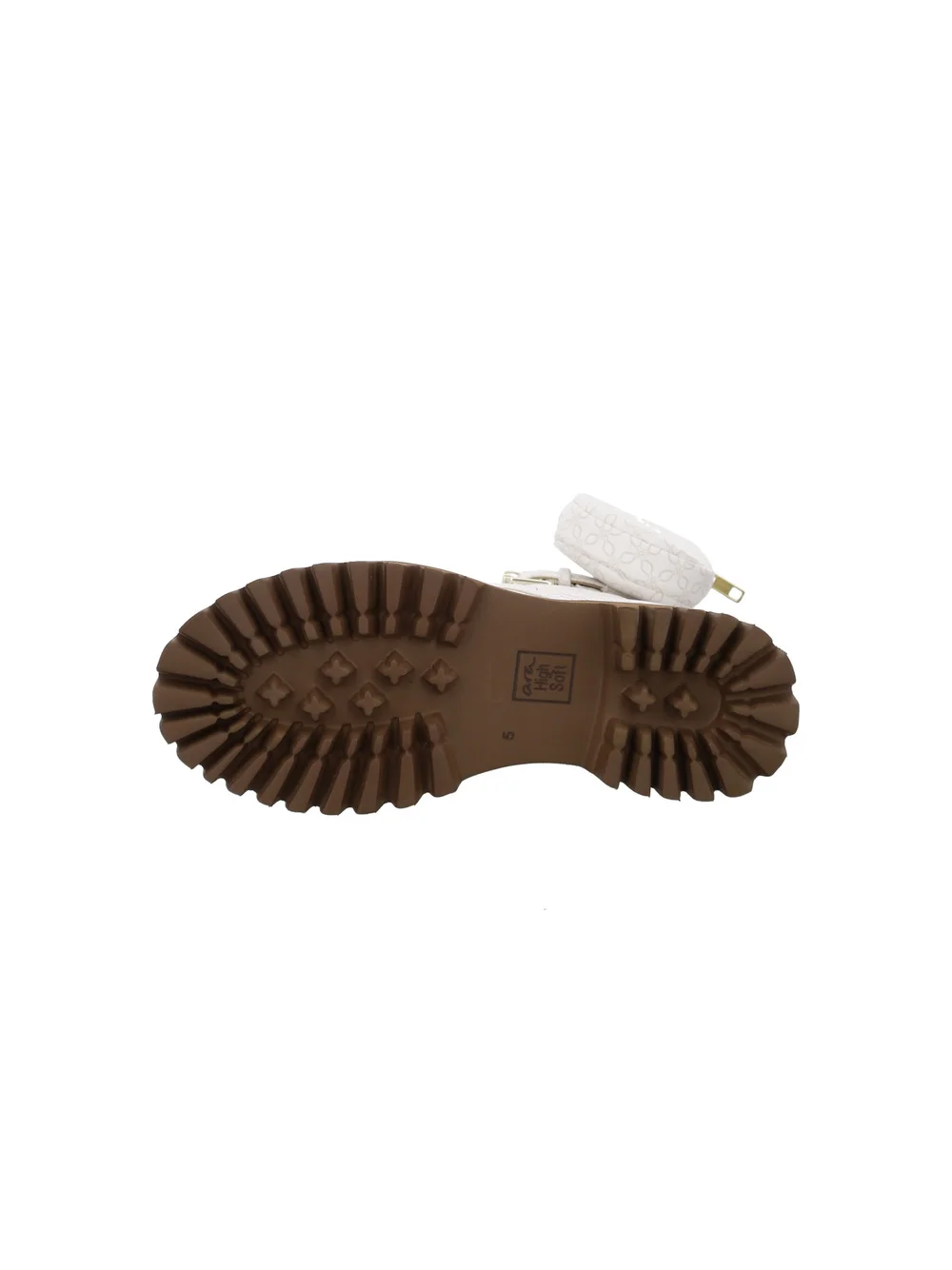 Stiefelette Amsterdam weiß-taupe