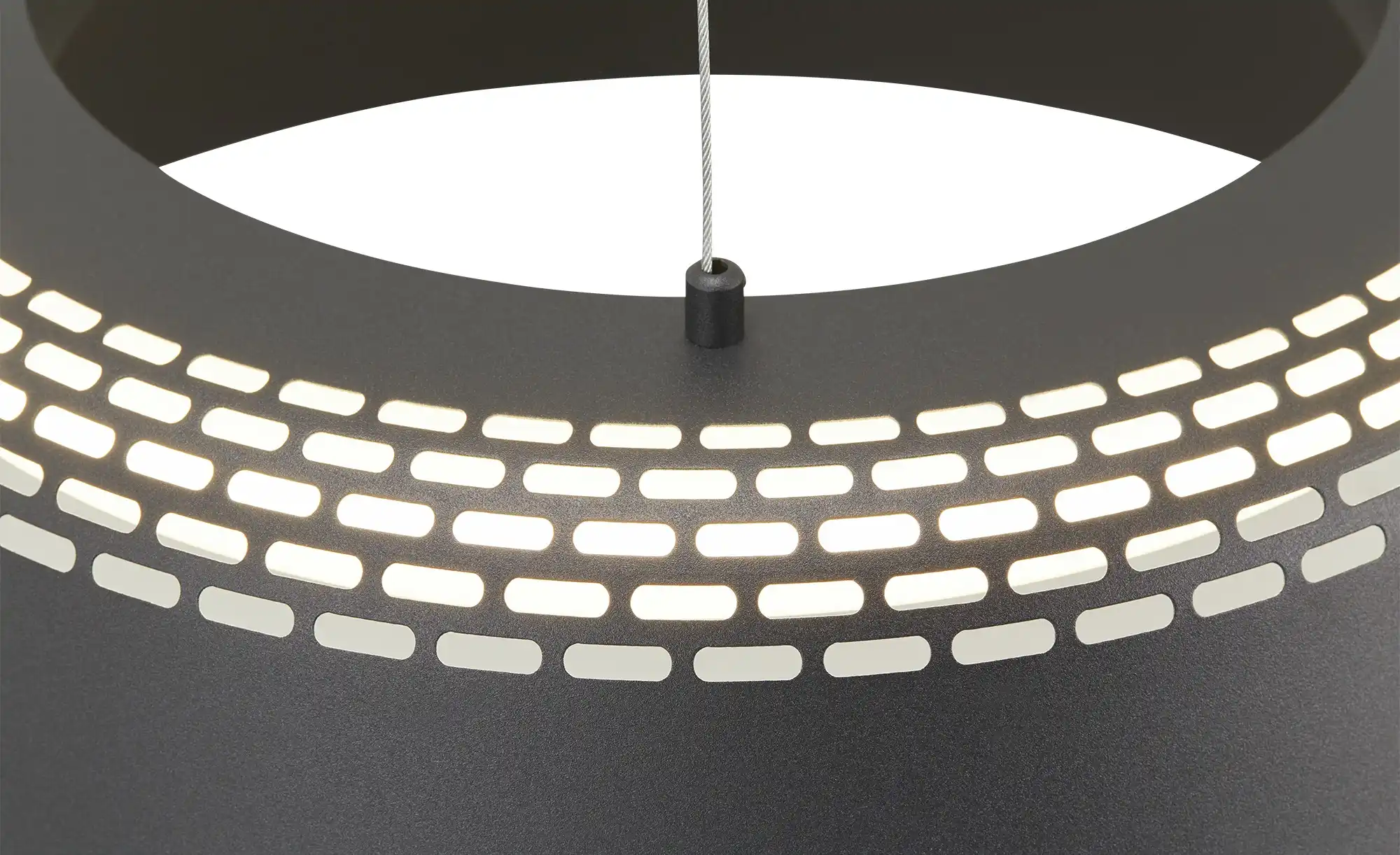 KHG LED-Pendelleuchte, 1-flammig, Metall/ schwarz