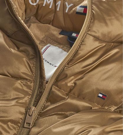 Tommy Hilfiger Dynevest - Shiny Puffer - Classic Khaki