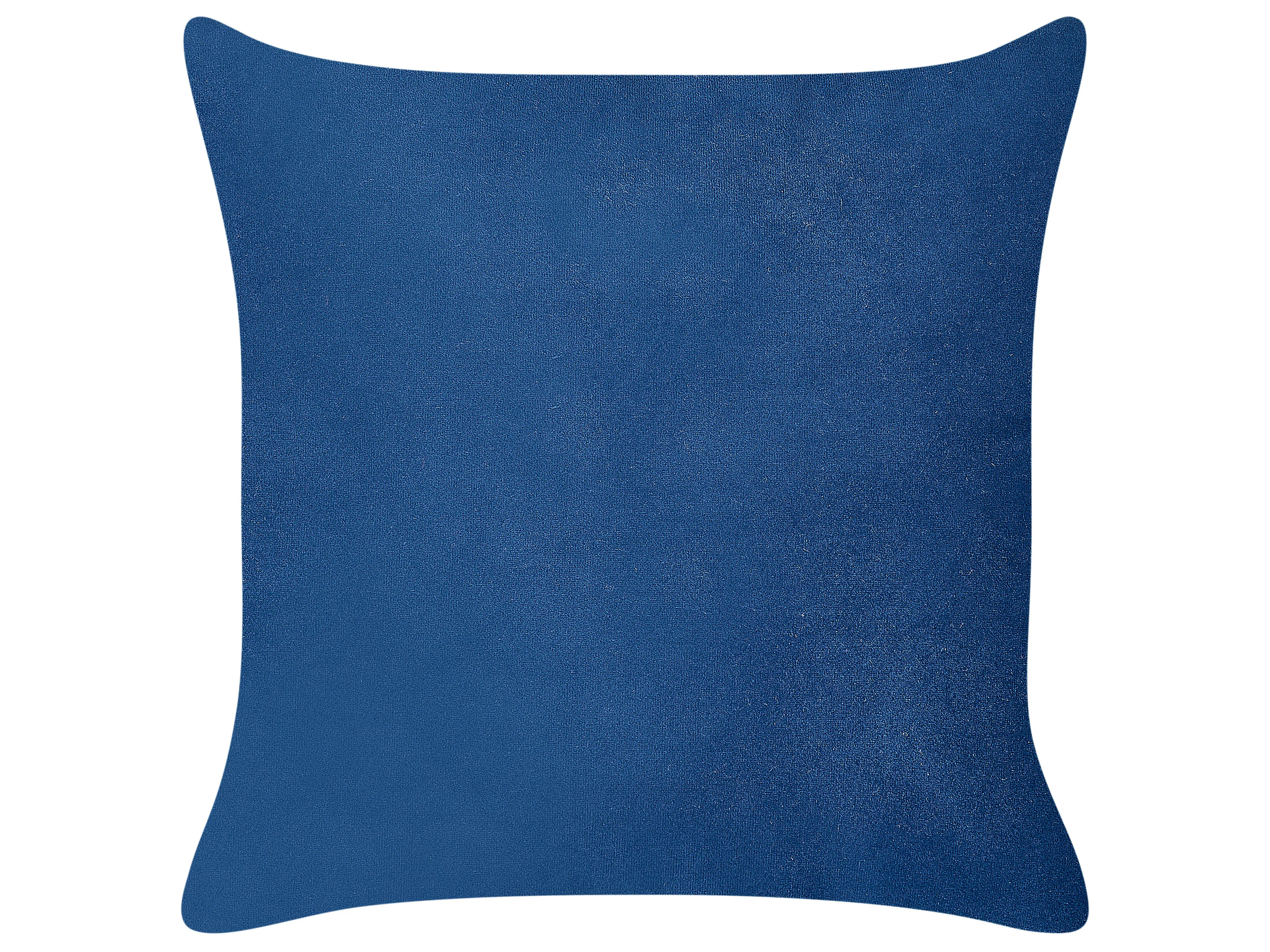 Rechtszijdige chaise longue CHAUMONT Fluweel Marineblauw