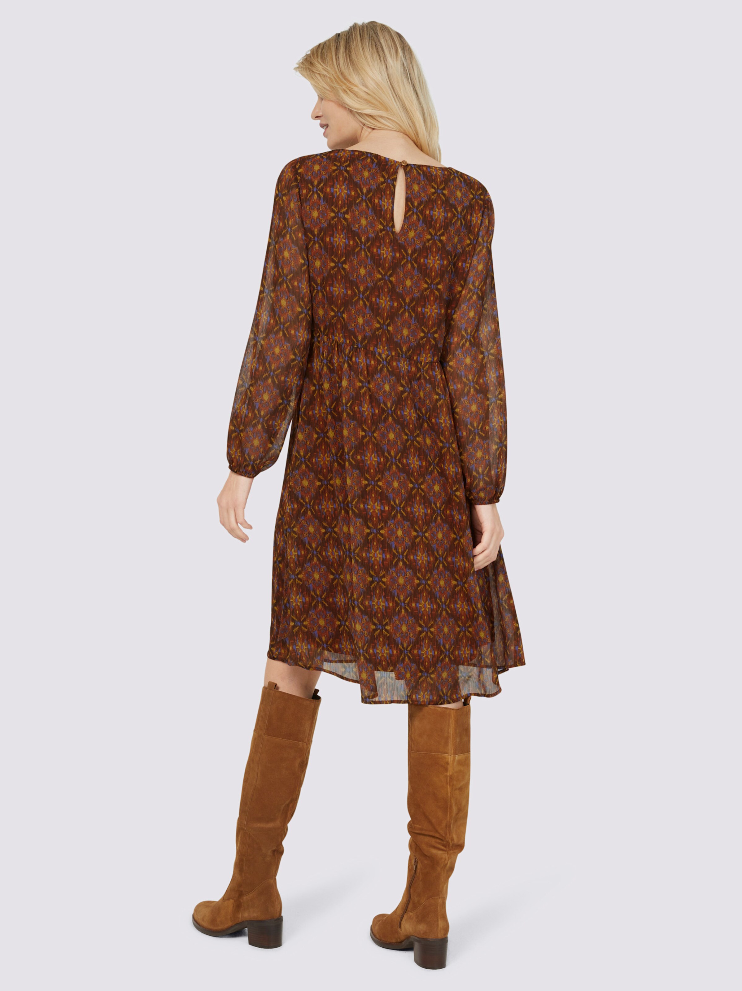 Druck-Kleid