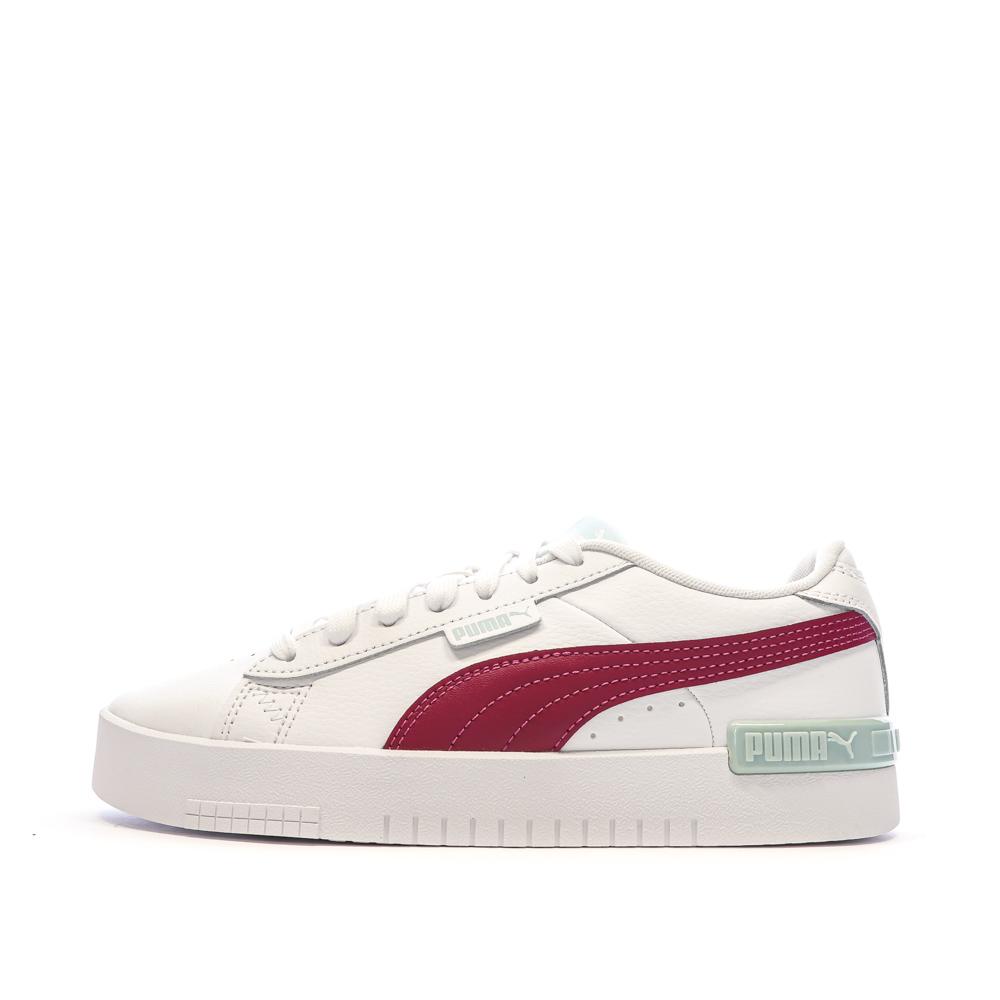 Puma Baskets Blanches/Bordeaux Femme Puma Jada 381990-02