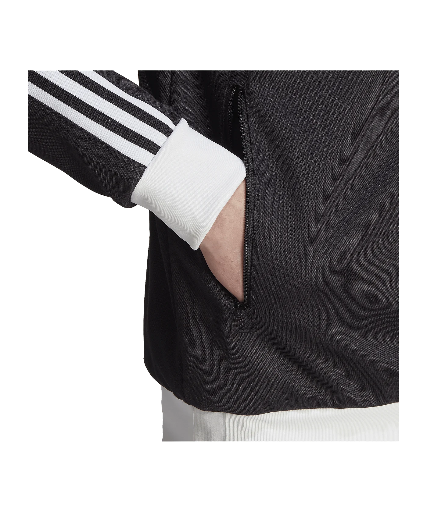 adidas Originals Beckenbauer Jacke Schwarz Weiss