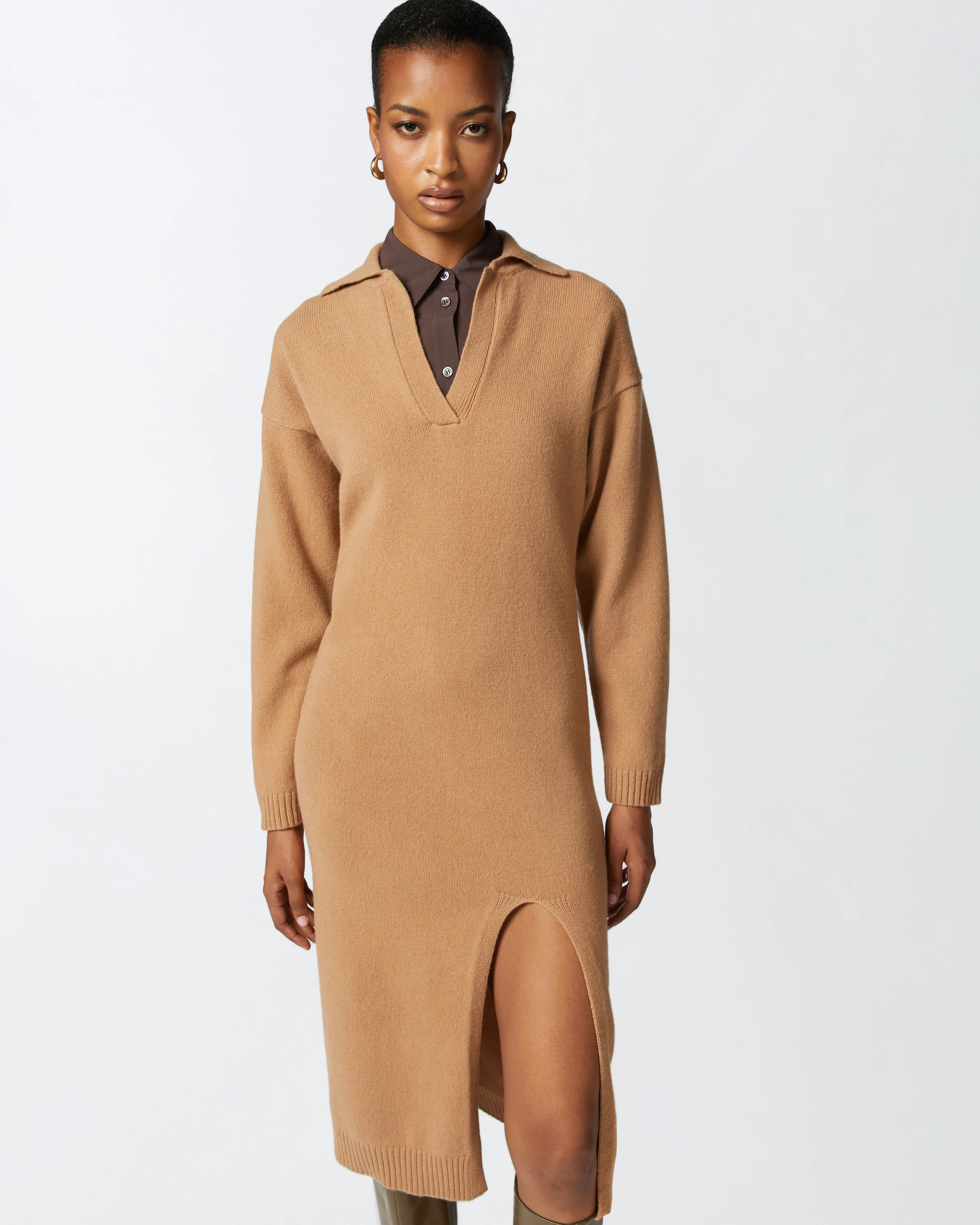 Robe longue | Beige