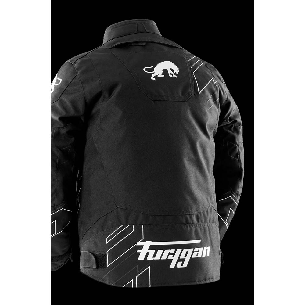 Furygan - Blouson enfant Neon Kid Noir / Blanc / Anthracite