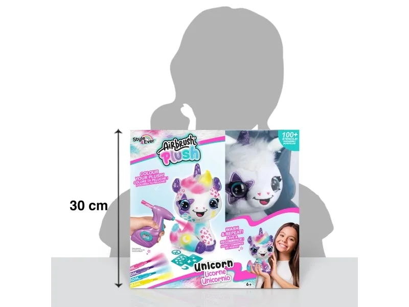Airbrush Plush Enhjørning