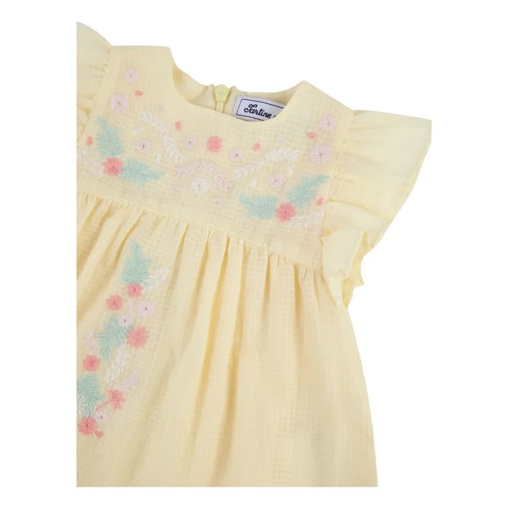 Tartine et Chocolat Robe Jardin Tropical | Jaune