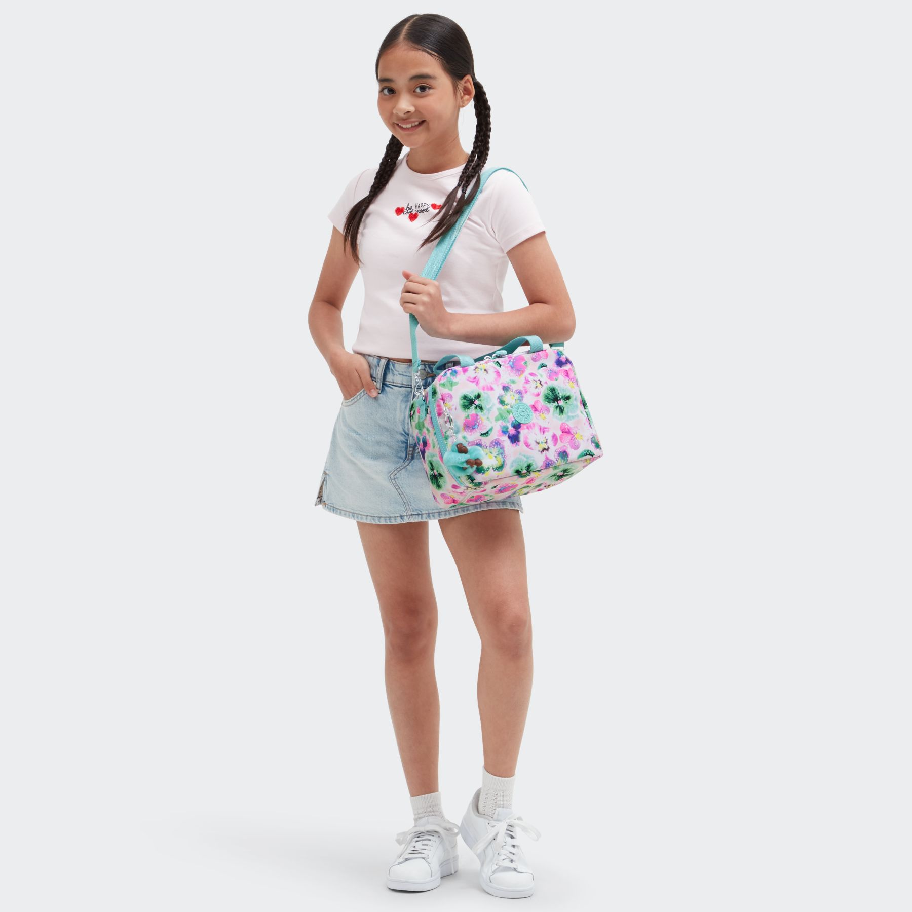 MIYO Sac repas moyen avec pochette de maintien pour trolley - Aqua Blossom