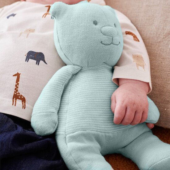 Peluche coton bio Paco, Nouky & Lola   Nouky        Petit modèle   de               Noukies