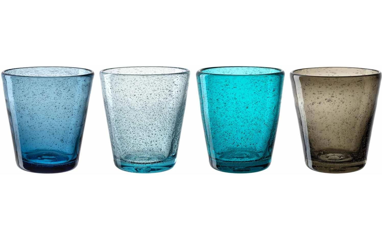 Trinkglas Burano 330 ml, 4 Stück, MehrfarbigFarbig sortierte Trinkbecher
