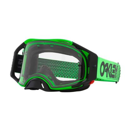 Masque cross Oakley AIRBRAKE MX MOTO GREEN ECRAN CLAIR 2024 - Vert