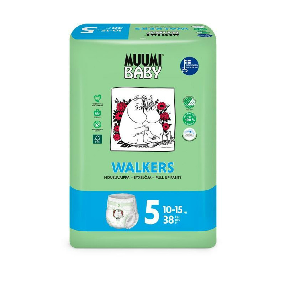 Muumi baby Baby Luierbroekje Maat 5 10-15 kg38 stuks