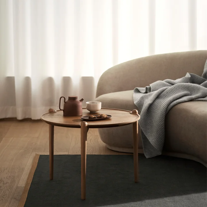 Design House Stockholm - Aria Beistelltisch high, Ø 60 x 46 cm, Eiche
