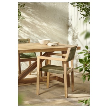 KARWEI tuinstoel Devon groen hout