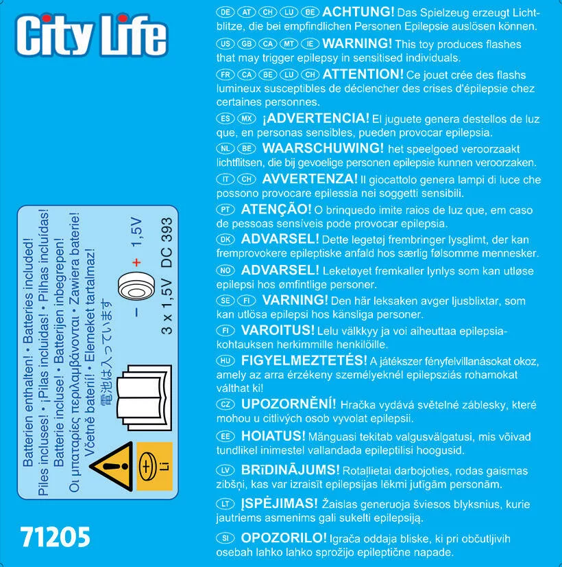 CITY LIFE - URGENTISTE AVEC MOTO - 71205