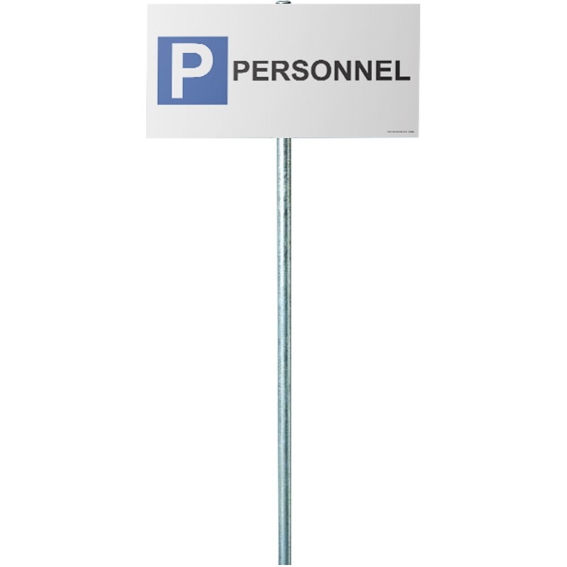 Kit panneau + poteau de parking - P PERSONNEL