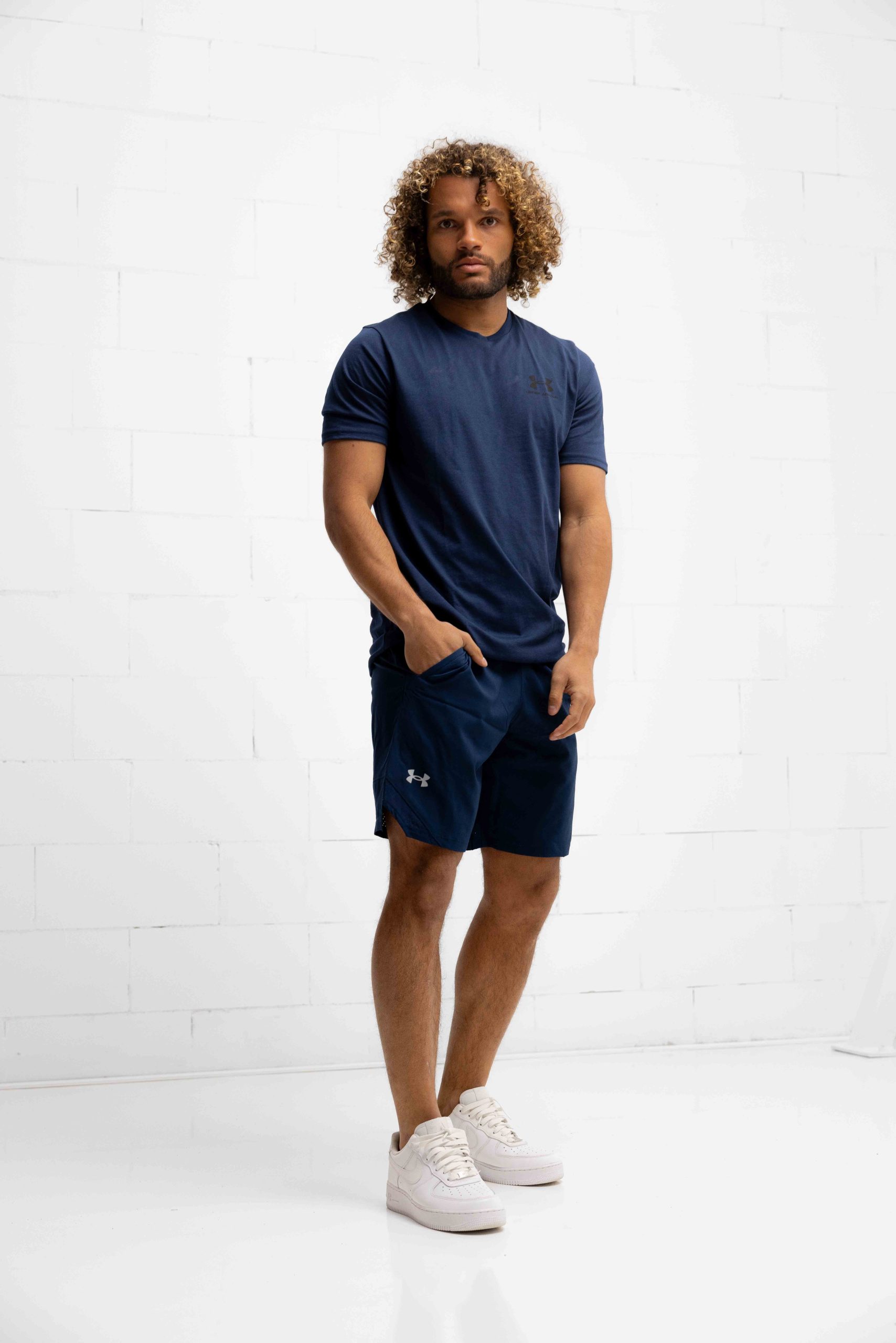 Under Armour Vanish Woven Korte Broek Heren Donkerblauw