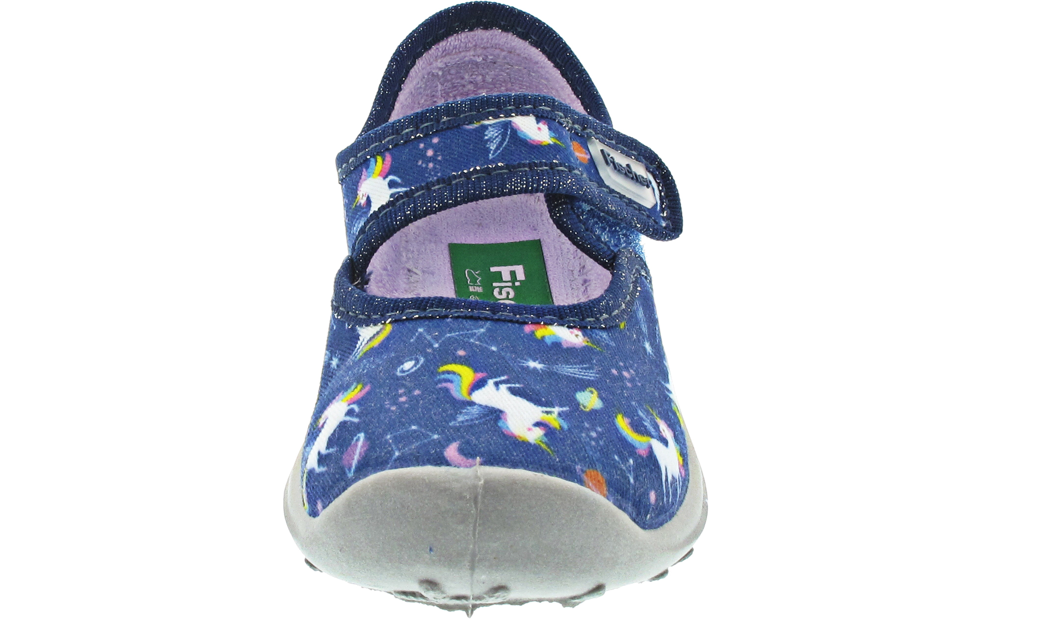 Fischer Markenschuhe Hausschuh blau