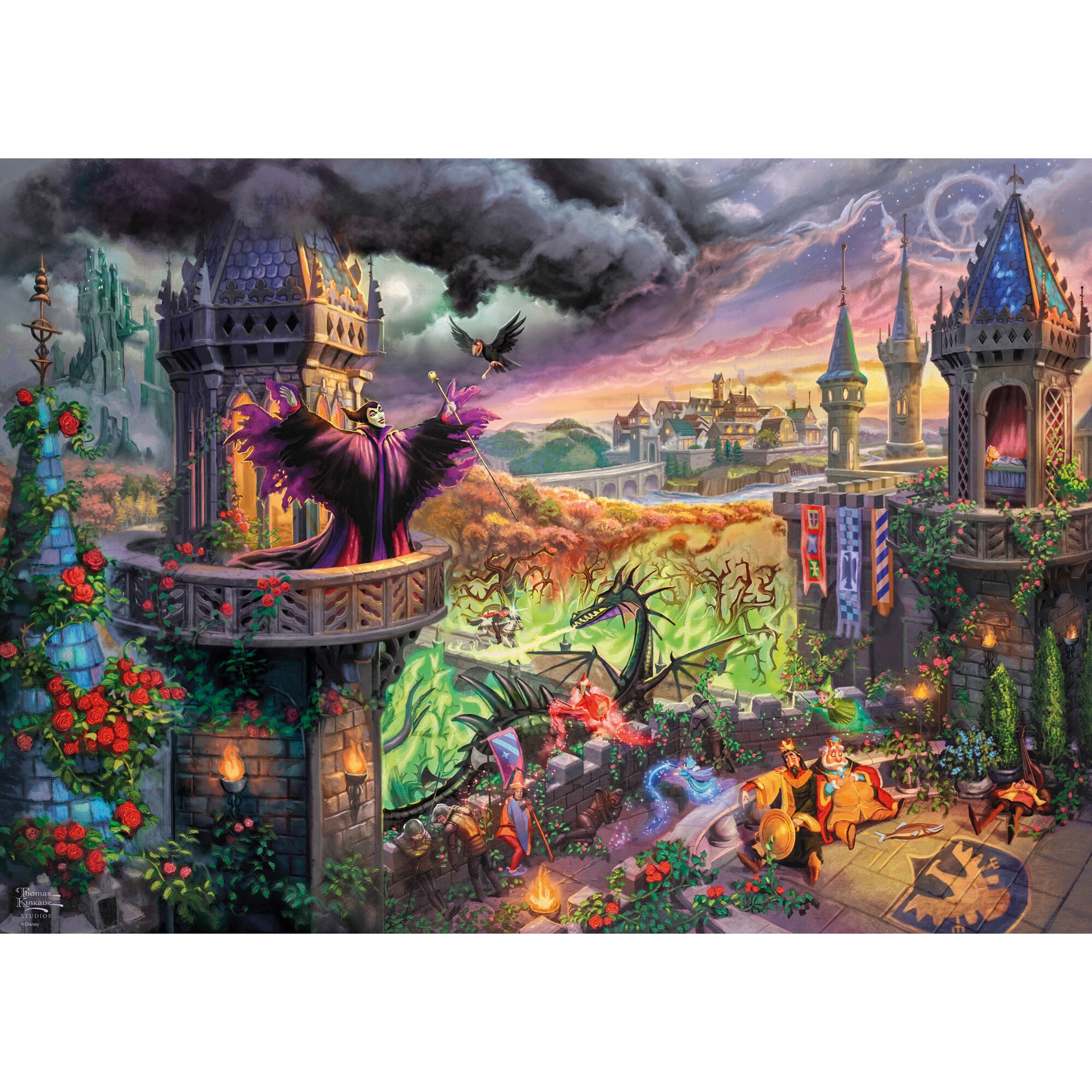 Schmidt Spiele Puzzle Thomas Kinkade Studios: Maleficent