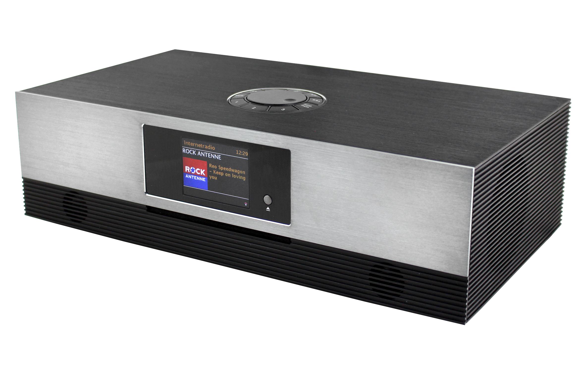 Internet Radio ICD2080SW Grau<br>Stereo Musikcenter mit Internet/DAB+/UKW-Radio und CD/USB