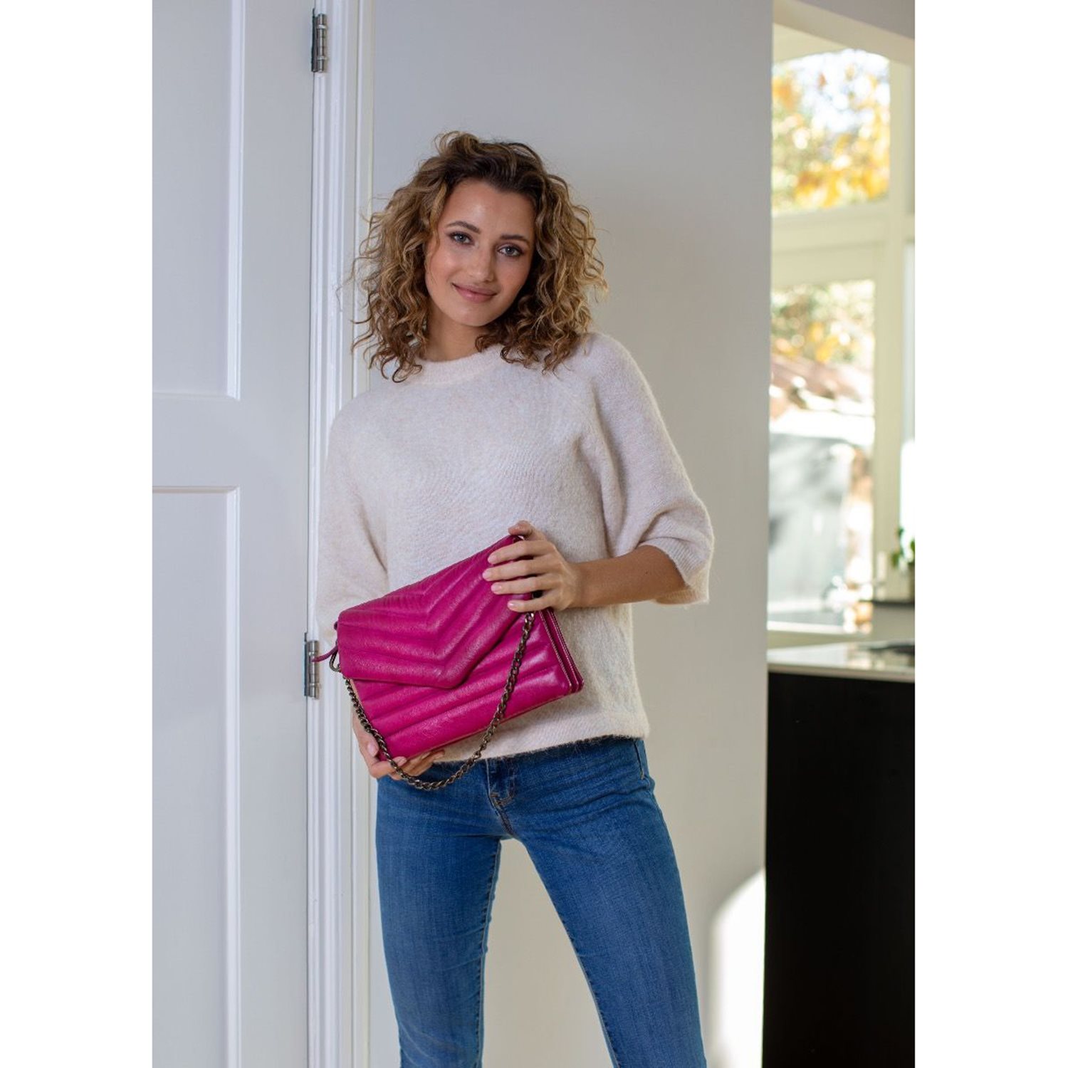 Chabo Venice OX Handbag fuchsia