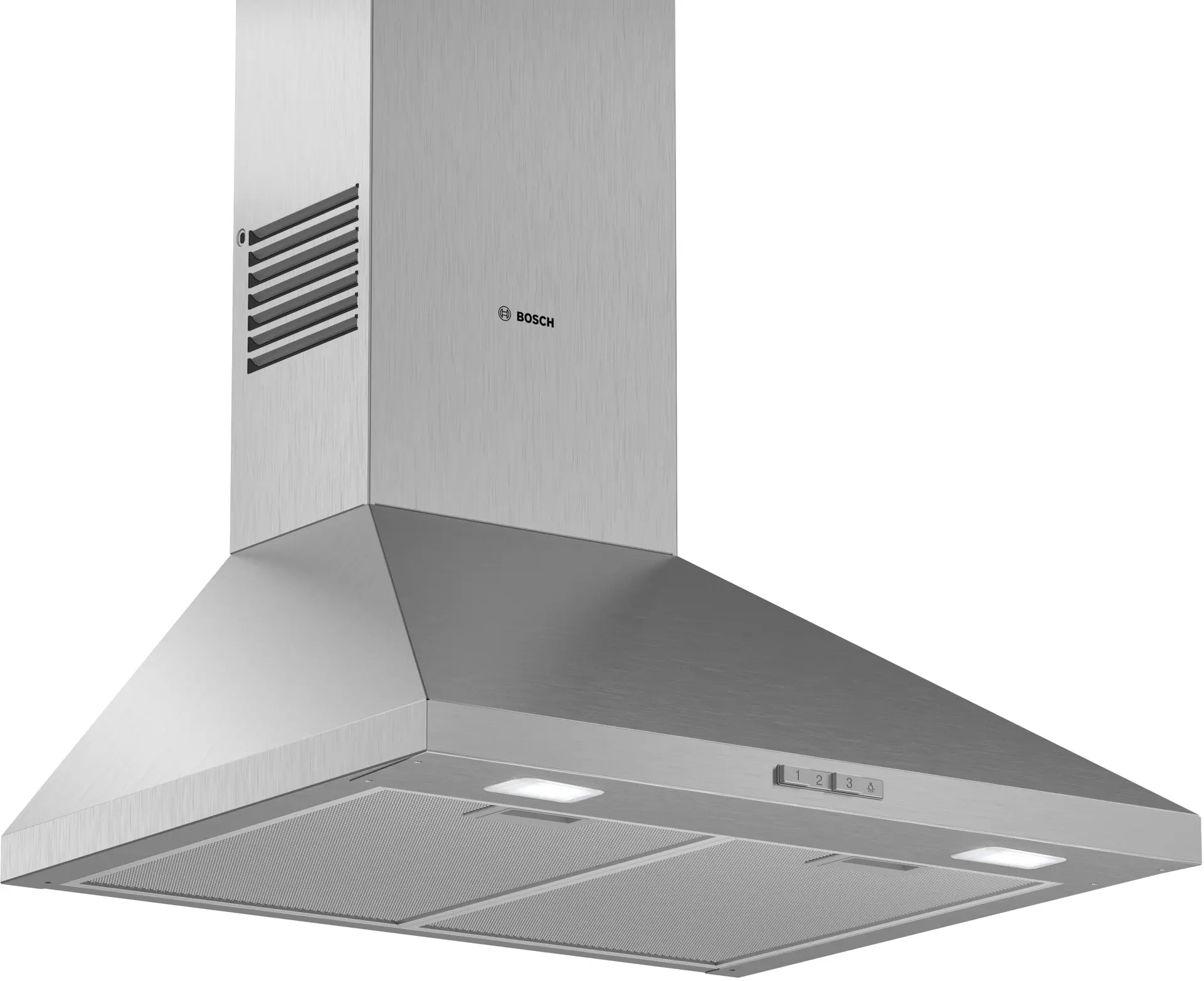 Serie 2 Wandschouwkap 60 cm Roestvrij staal