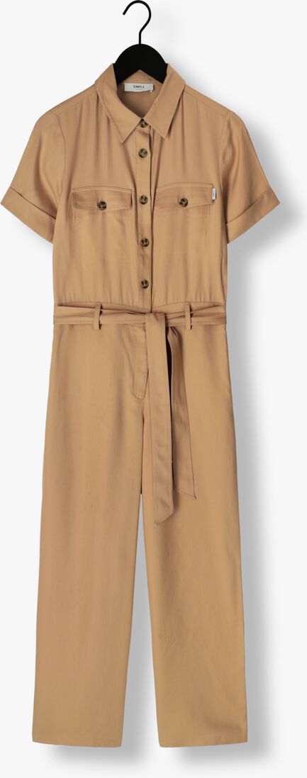 SIMPLE beige simple jumpsuit jer-ten-pq-24-1.1