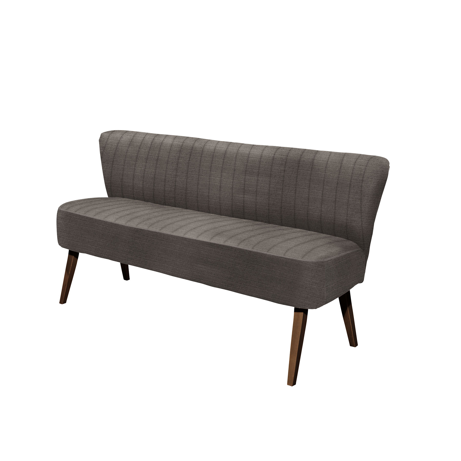 Bank - stone - Massivholz - 182 cm