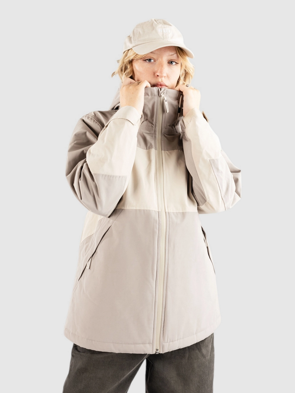 Iriedaily Kat Hooded Jacket beige