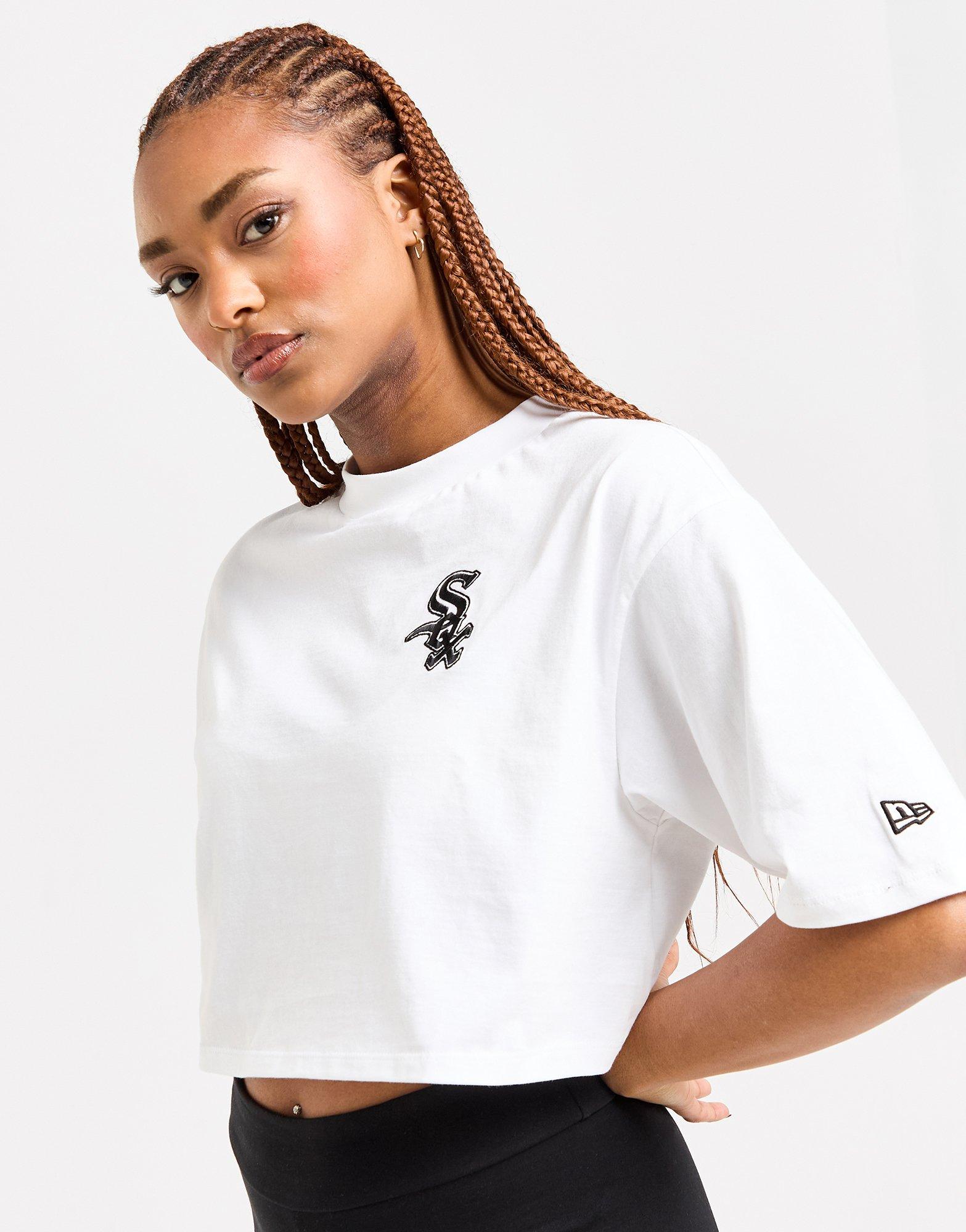 New Era Crop Top MLB Chicago White Sox Femme
