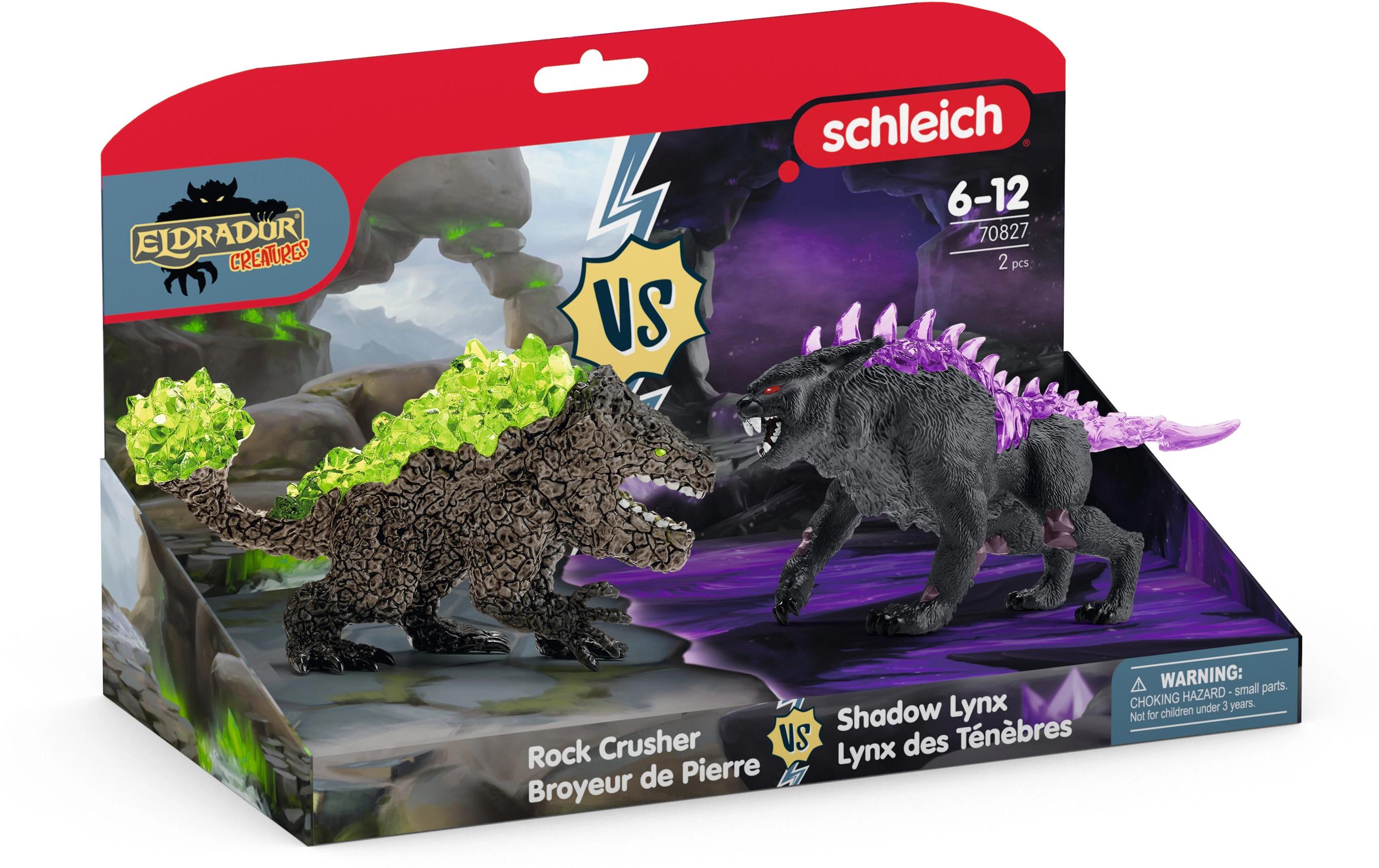 Schattenluchs vs. FelsbrecherEldrador Creatures Sammelfiguren-Set