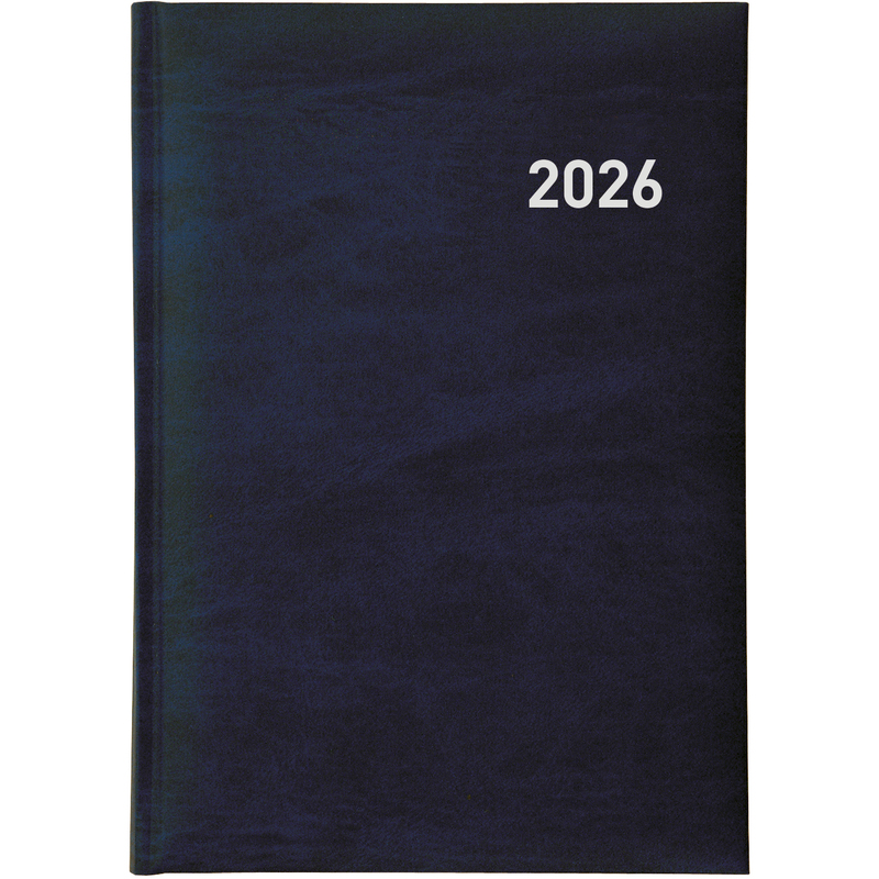 Biella Agenda 2026 Executive, A5, 1 Tag / Seite, blau