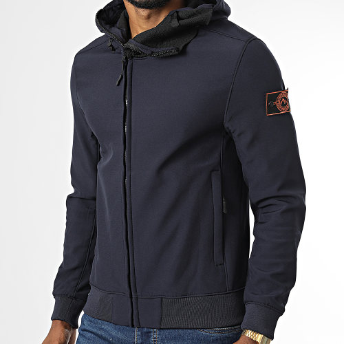 Veste Zippée Capuche 5126 Bleu Marine