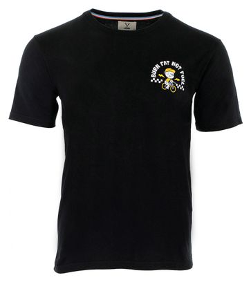 T-Shirt LeBram Burn Fat Not Fuel Noir