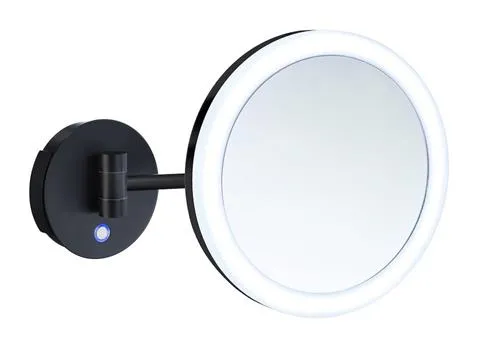 Forstørrelsesspejl Outline m/LED sort
