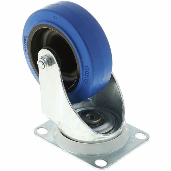 Adam Hall 37023 Blue Wheel Lenkrolle