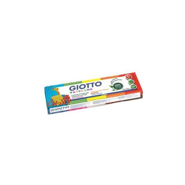 Giotto Plasticina Patplume Conjunto Sortido 10x50gr