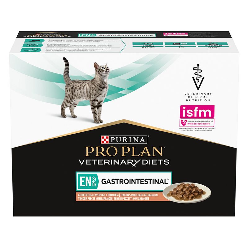 PURINA PRO PLAN Veterinary Diets Feline EN ST/OX Gastrointestinal, saumon