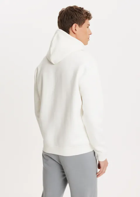 Brushed hoodie off-white (WIT.O)