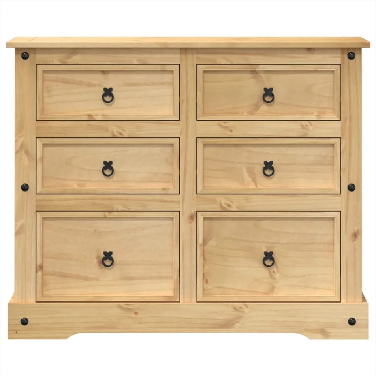 vidaXL Commode Corona - Bois de pin massif - 110x43x91 cm