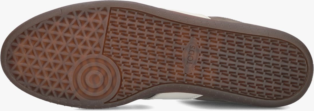 bruine tod's lage sneakers all. cassetta leggera 68c