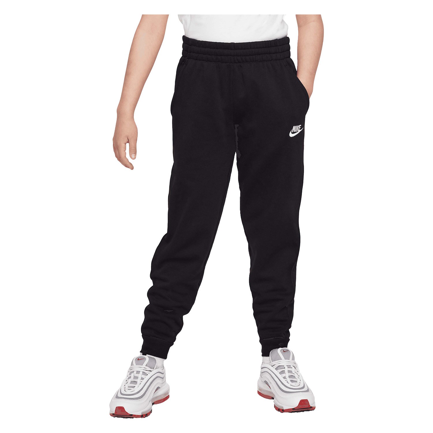 Nike NSW Club Fleece Trainingsbroek Kids Zwart