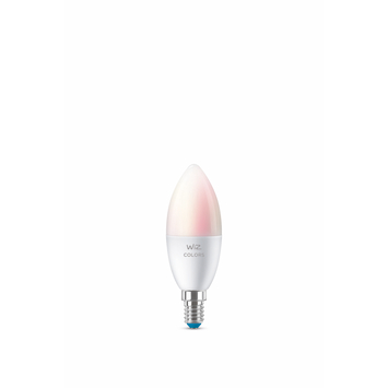 WiZ Connected LED kaars E14 40W mat kleur licht dimbaar