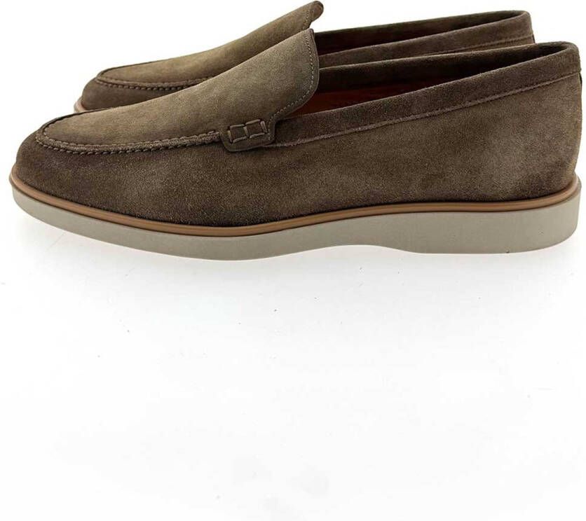 MAGNANNI Loafers Heren 25117 Maat: 44 Materiaal: Suède Kleur: Taupe