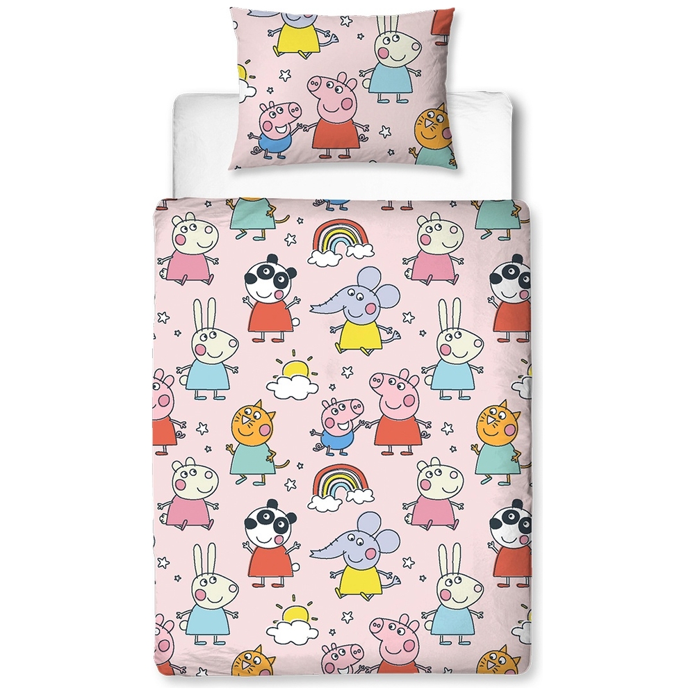 Peppa Pig verspieltes Kleinkind-Bettwäscheset