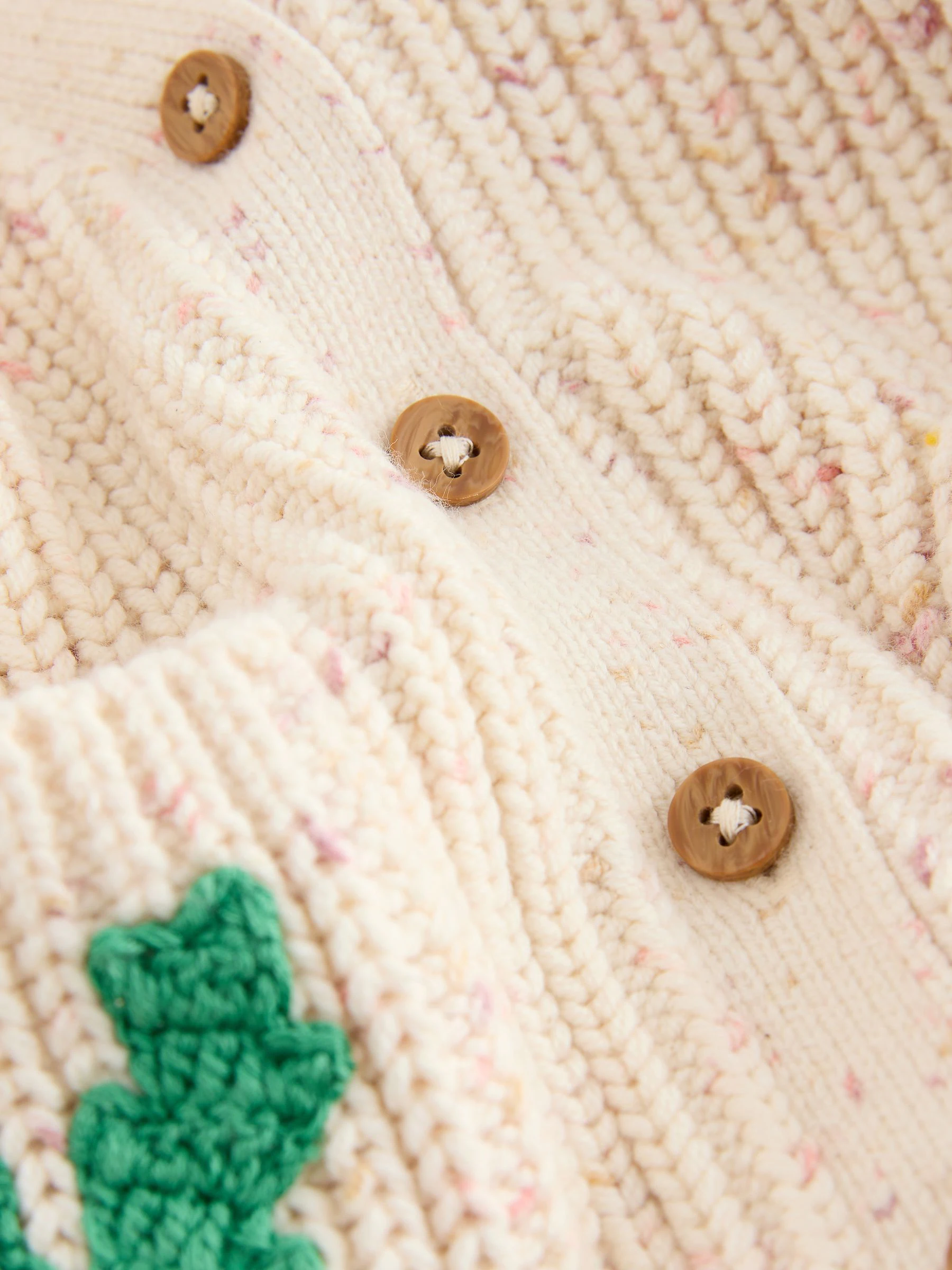 Ecru - Holly Jolly Kerstmis Vest (3mnd-10jr)