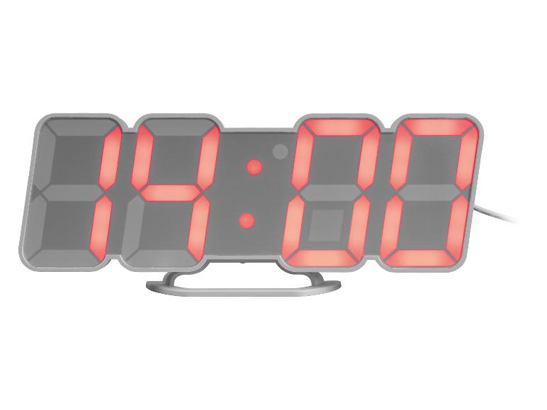 LED-klok met wekker