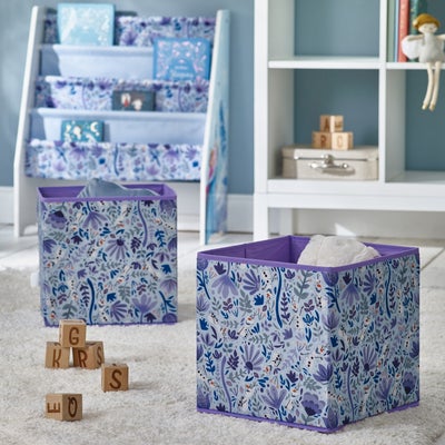 Disney Frozen Oppbevaringskasser 2-Pack, Lilla