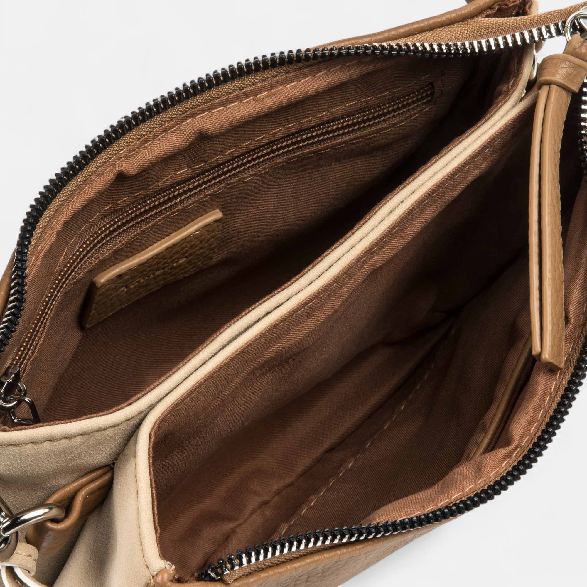 Sac bandoulière taupe